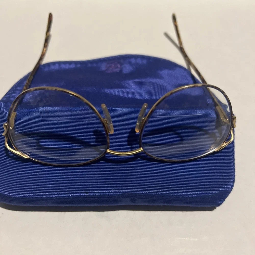 Sans Pareil Eyeglasses Frame LINDA EVANS MOD 142 DEMI BLONDE 140mm Designer
